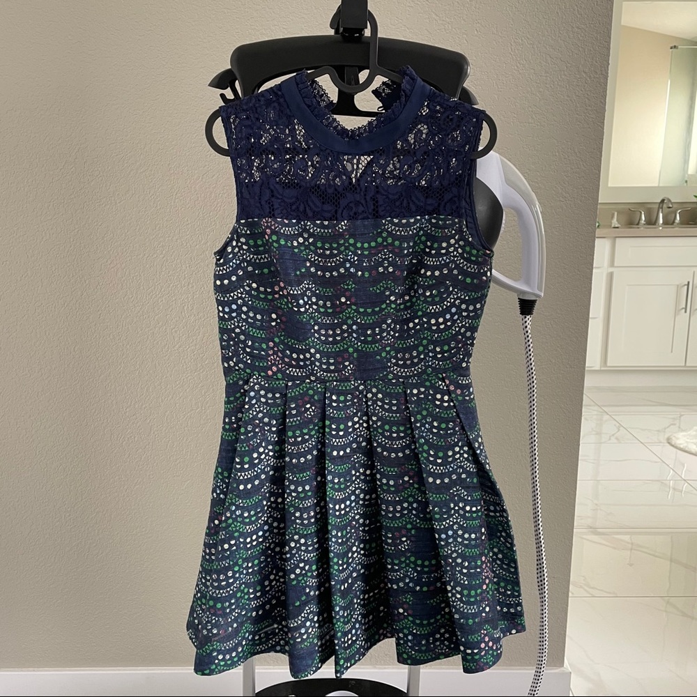 Women navy mini dress